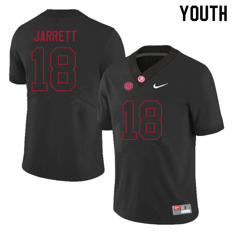 Youth #18 Blake Jarrett Alabama Crimson Tide College Football Jerseys Sale-Black